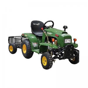Tractor/China go kart supplier star products tractor with a trailer take children for a ride transport light goods